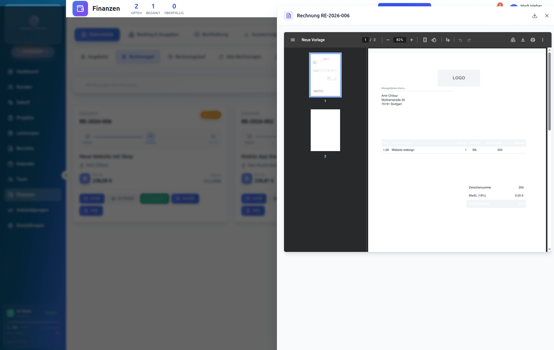 Professional quotes in minutes